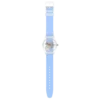A strisce blu chiaro