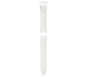 Cinturino in silicone bianco New Gent