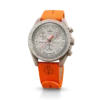 Cinturino MoonSwatch in gomma arancione/sabbia
