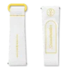 Cinturino MoonSwatch in gomma bianco/giallo