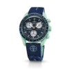 Cinturino MoonSwatch in gomma blu scuro/verde