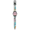 Composizione ovale con piani colorati 1
