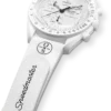 MoonSwatch in gomma bianca/bianca