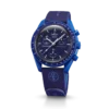 MoonSwatch in gomma blu navy/blu
