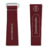 MoonSwatch in gomma bordeaux/grigio chiaro
