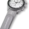 MoonSwatch in gomma grigia/grigia
