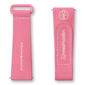 MoonSwatch rosa/gomma rosa