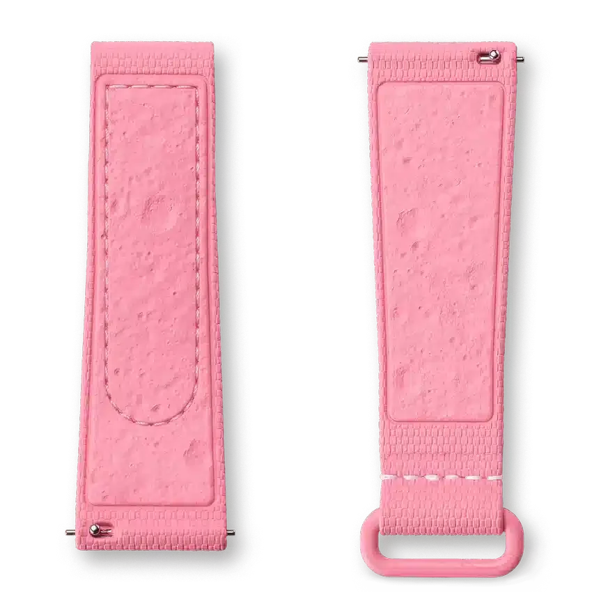 MoonSwatch rosa/gomma rosa