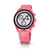 MoonSwatch rosa/gomma rosa