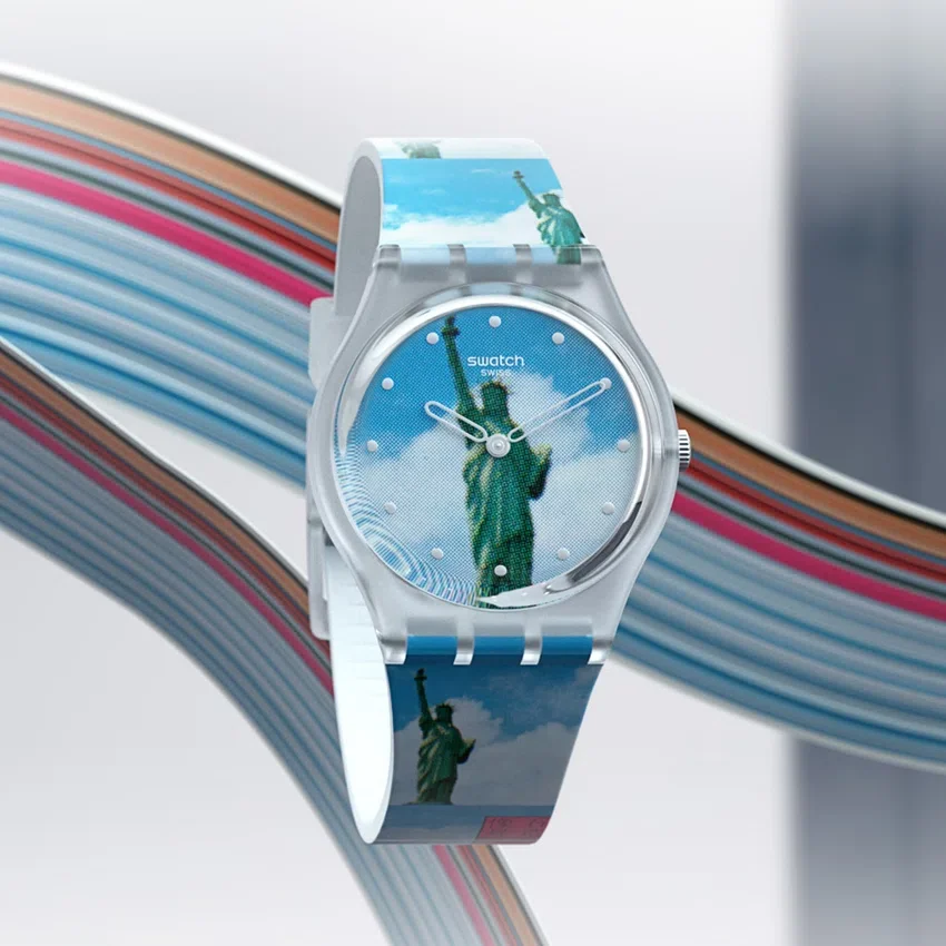 New York di Tadanori Yokoo, l’orologio