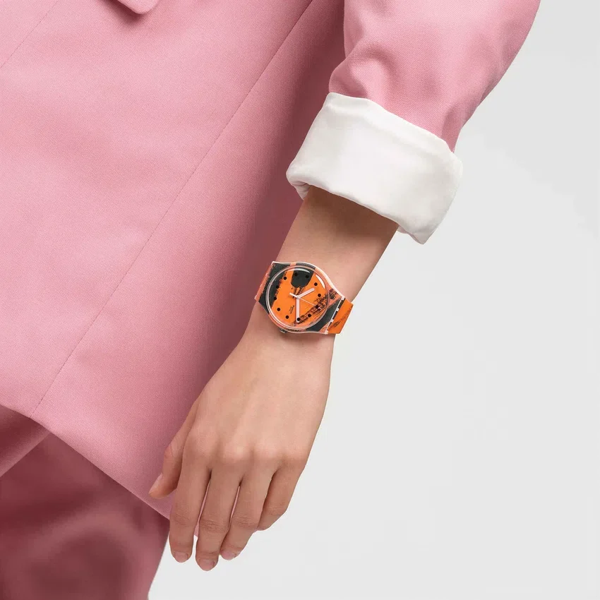 "Orange and Red on Pink" di Barns-Graham