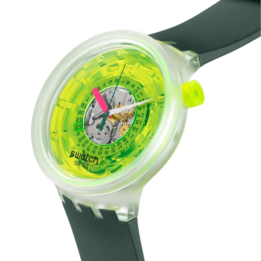 Swatch accecato dal Neon